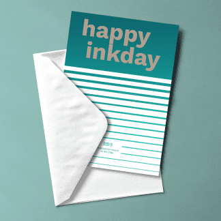 Greeting Cards printed full colour on 350gsm uncoated card from Dublin Print Co.